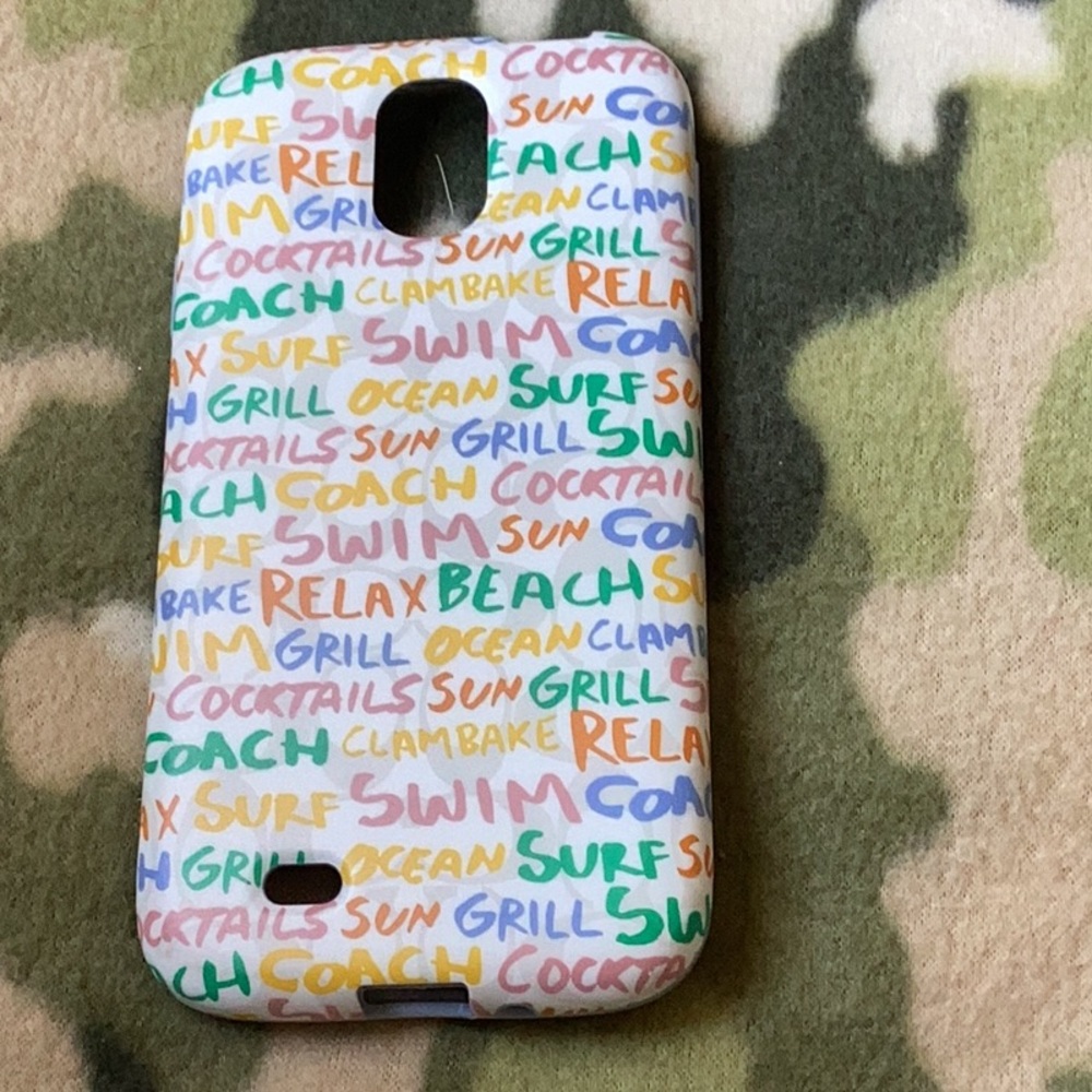 Colorful Coach Phone Case